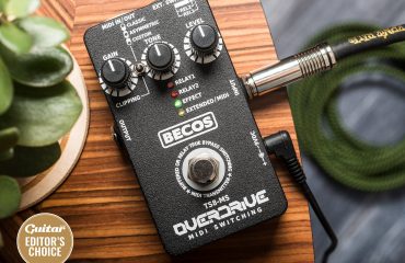 Becos TS8-MS Boutique overdrive flavours meet versatile MIDI switching in a diminutive box