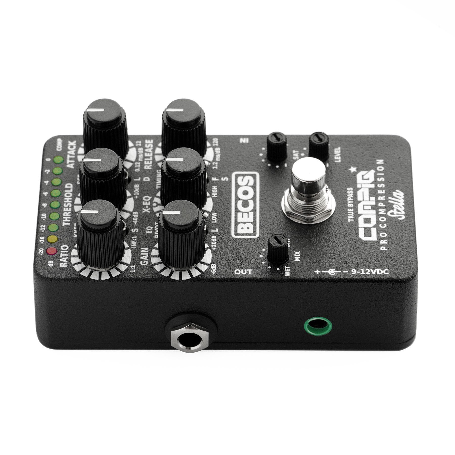 CompIQ STELLA Pro Compressor Pedal for Guitar & Bass – BECOSFX