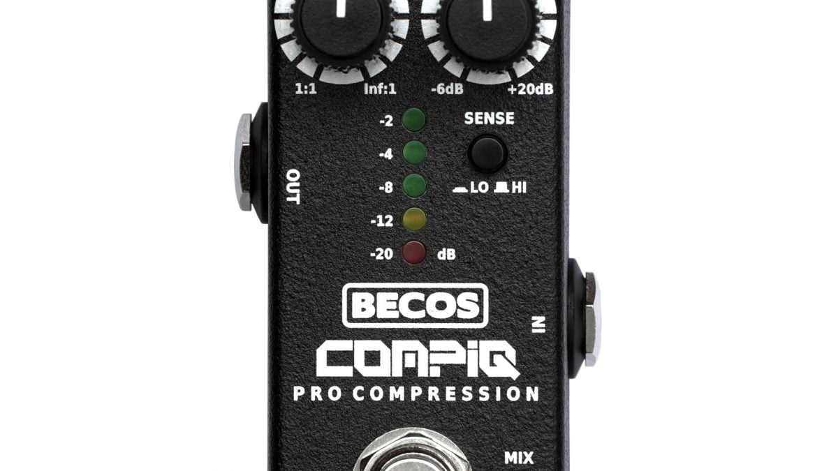 CompIQ MINI ONE Pro Compressor Pedal for Guitar & Bass