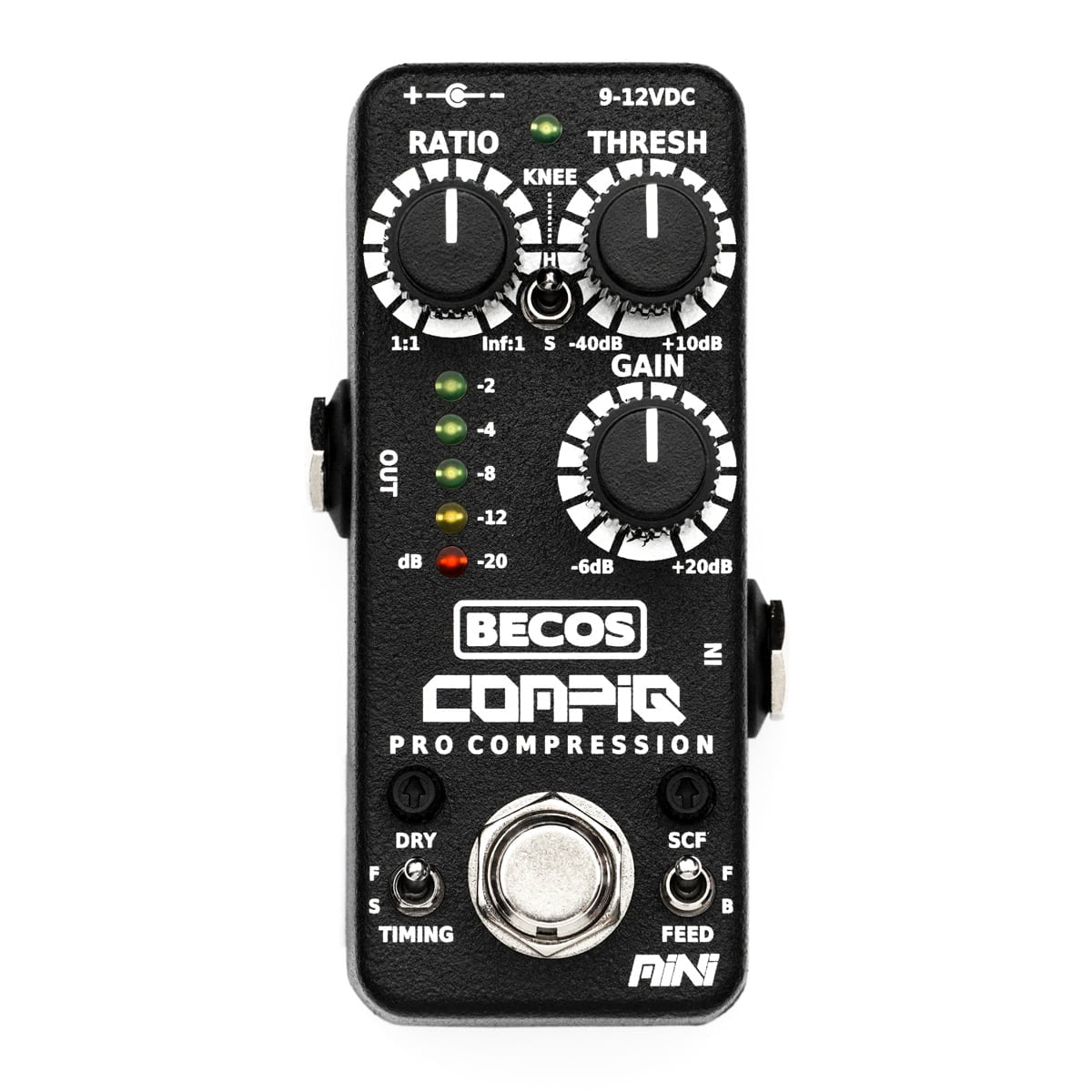 CompIQ MINI Pro Compressor Pedal for Bass  Guitar – BECOSFX
