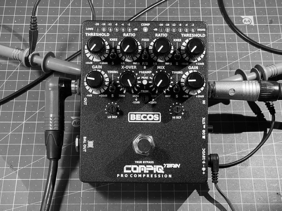 ギター BECOS CompIQ STELLA Pro MkII with DITOS Becos CompIQ Stella Pro MK2 Compressor Pedal