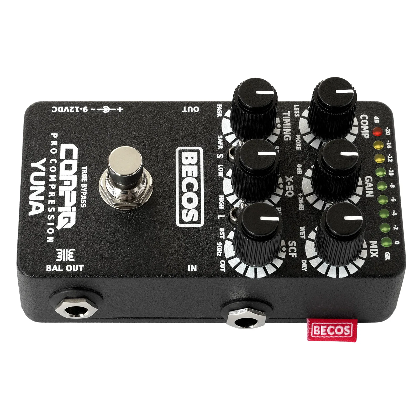 CompIQ YUNA Pro Compressor Pedal for Bass and Guitar - Image 3