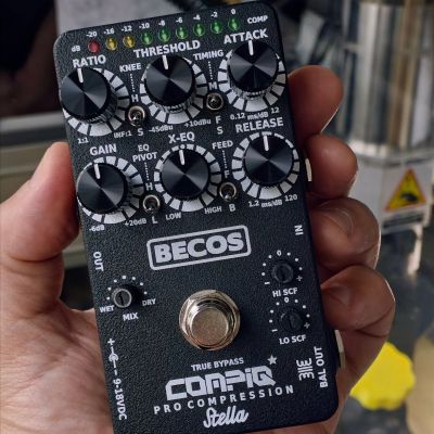 Stella Pro MK2 – A full-featured compressor pedal for bass… – BECOS FX